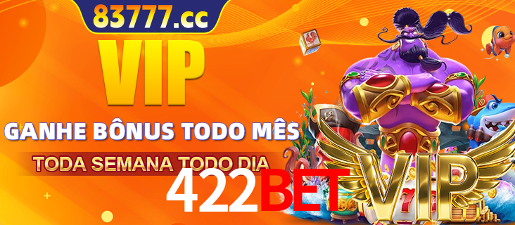 Banner promocional do 422bet oferecendo 100% de recompensas adicionais contínuas para quem fizer o login diário (Daily sign-in), com um mascote de coelho.